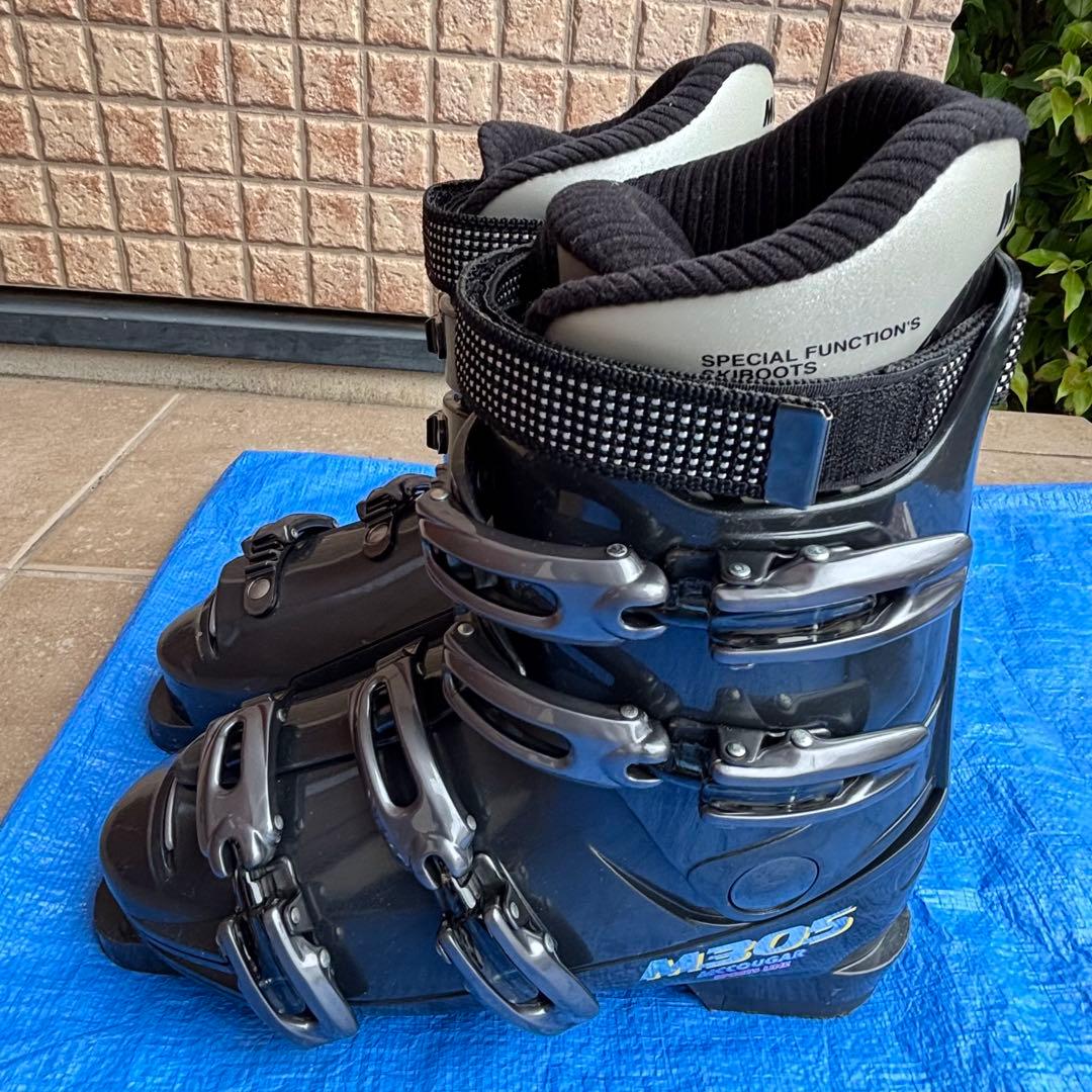 メンズ　サロモン ショートスキー　ファンスキーセット　26～26.5cmブーツ付
