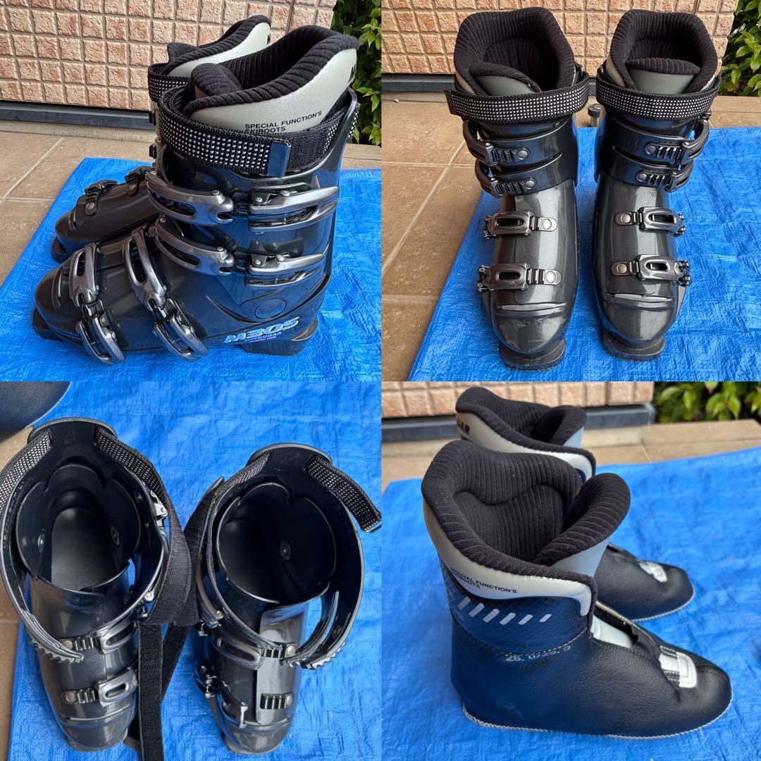 メンズ　サロモン ショートスキー　ファンスキーセット　26～26.5cmブーツ付