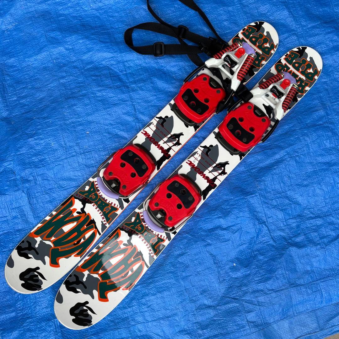 メンズ　サロモン ショートスキー　ファンスキーセット　26～26.5cmブーツ付