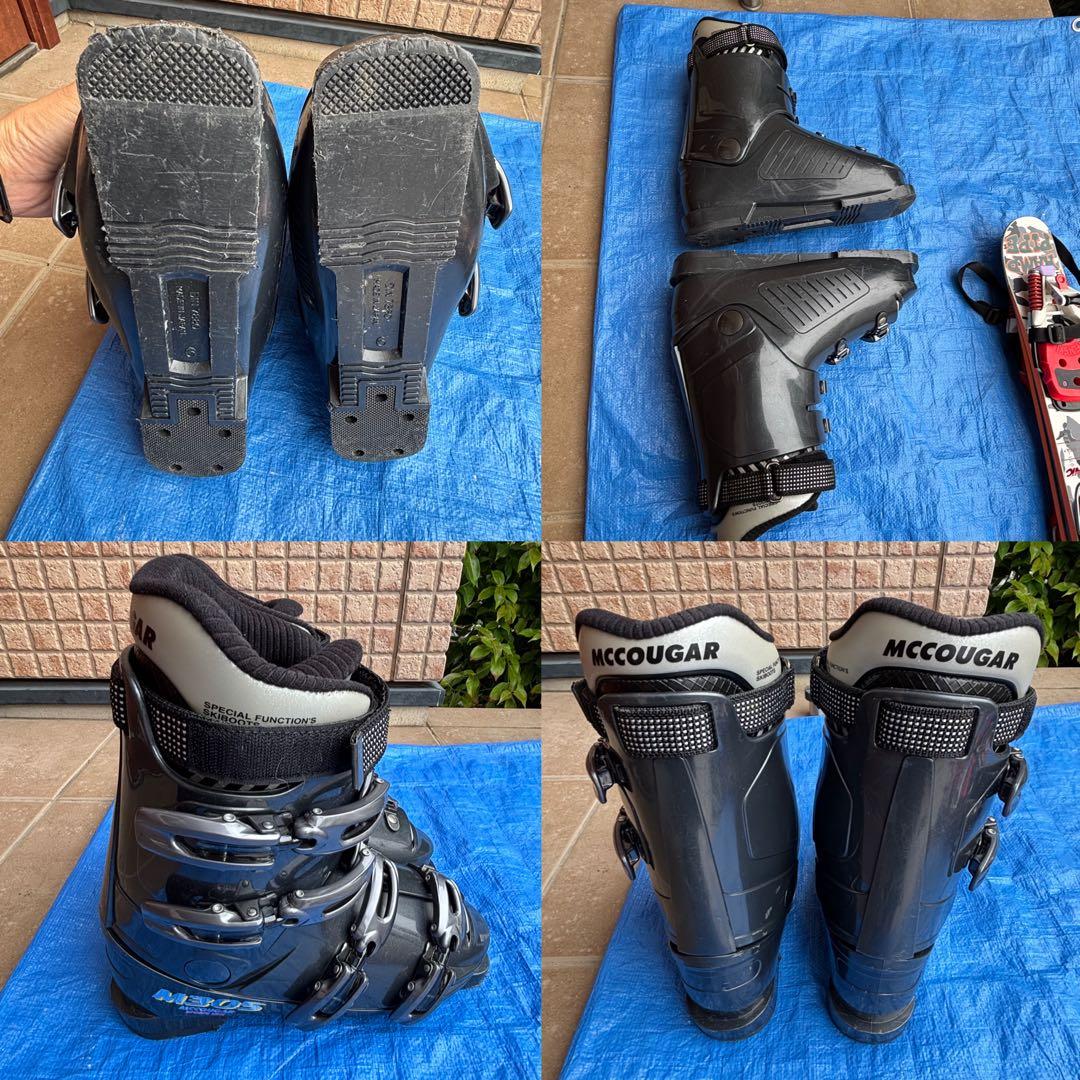 メンズ　サロモン ショートスキー　ファンスキーセット　26～26.5cmブーツ付