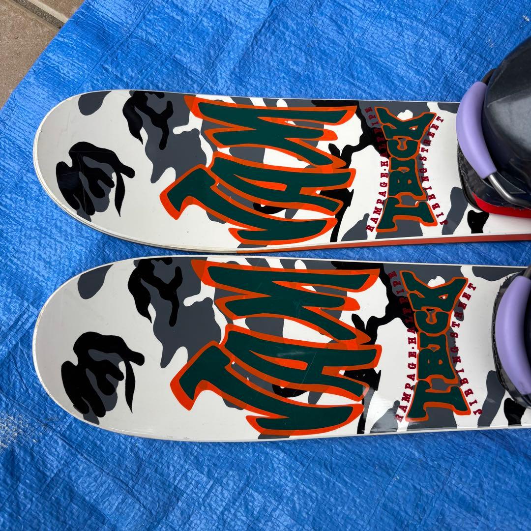 メンズ　サロモン ショートスキー　ファンスキーセット　26～26.5cmブーツ付