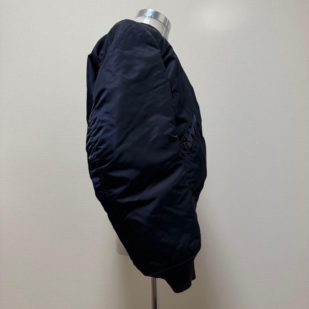 50s復刻　アルファ　B-15C　短丈　USA製　Y2K ネイビー　M