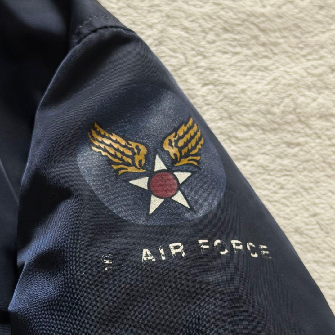 50s復刻　アルファ　B-15C　短丈　USA製　Y2K ネイビー　M