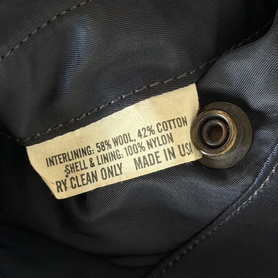 50s復刻　アルファ　B-15C　短丈　USA製　Y2K ネイビー　M