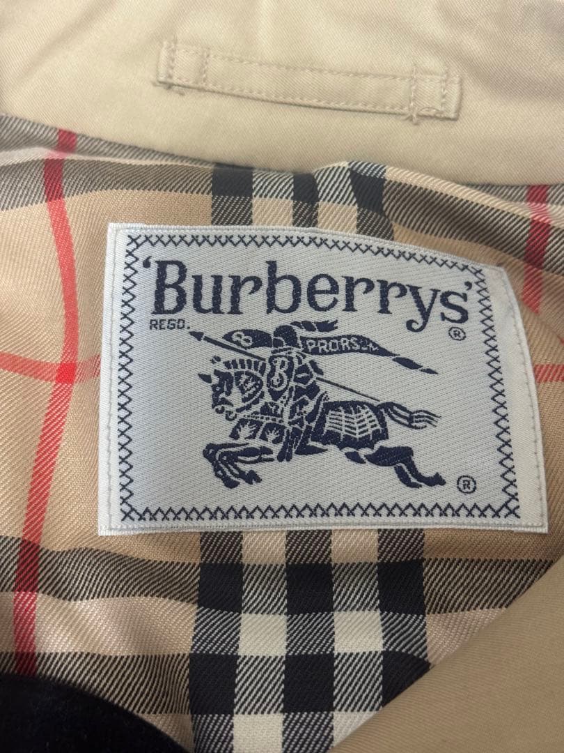 Burberry バーバリー ステンカラーコートベルト付 Lサイズ