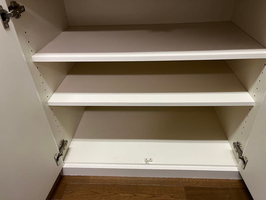 綾野製作所　キッチンボード　天板大理石調ホワイト