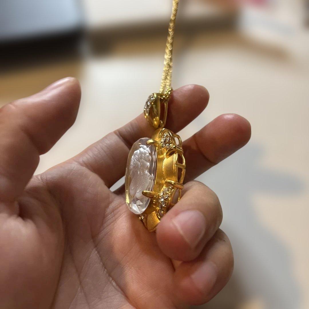 すんごい水晶カメオたん！綺麗！ゴージャス！