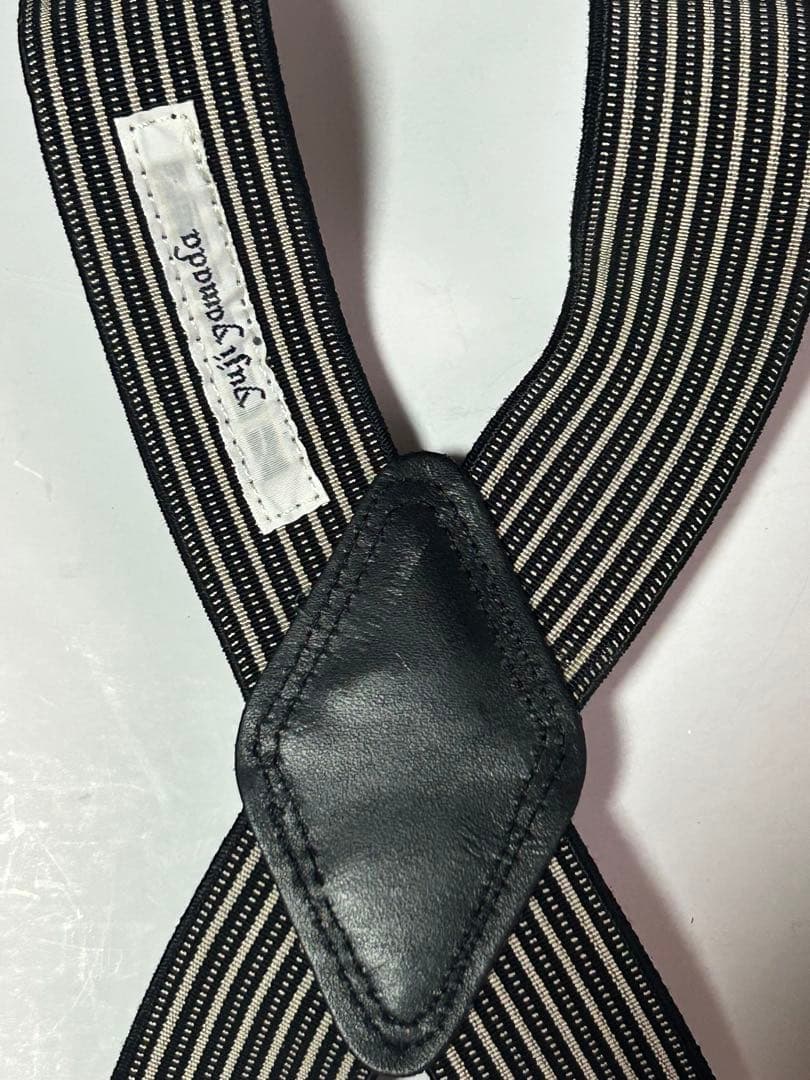 Yohji Yamamoto ヨウジヤマモトサスペンダー　　ブラック箱付き