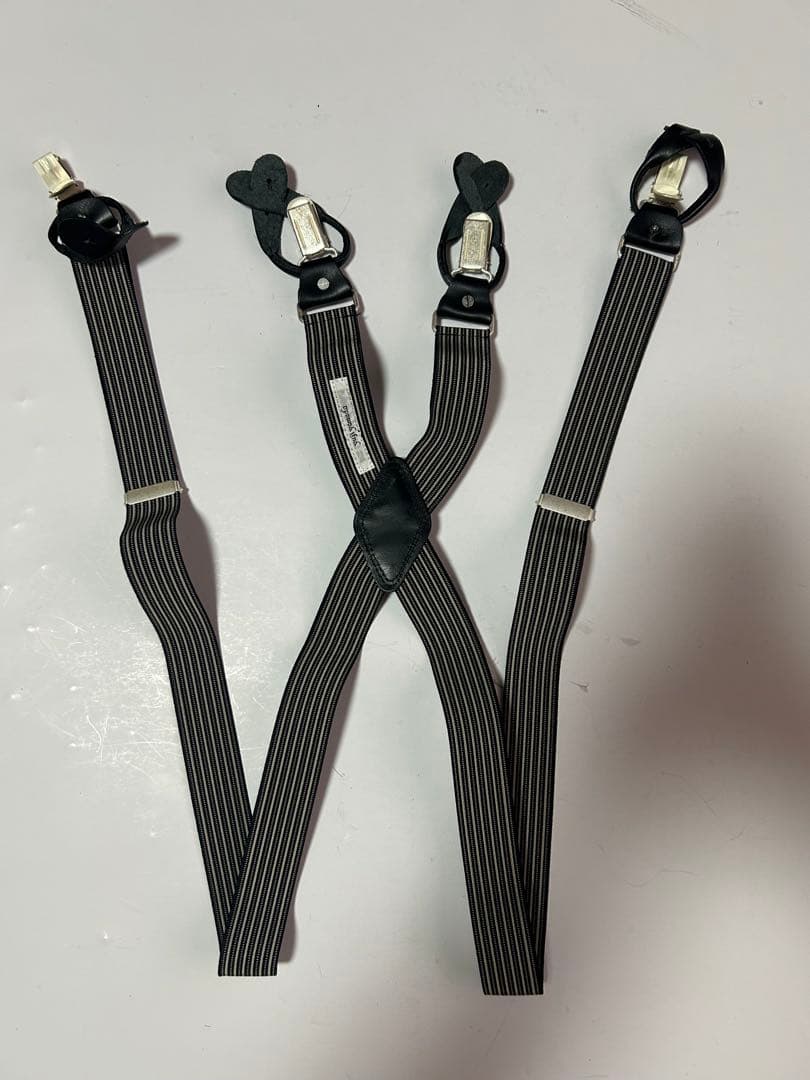 Yohji Yamamoto ヨウジヤマモトサスペンダー　　ブラック箱付き