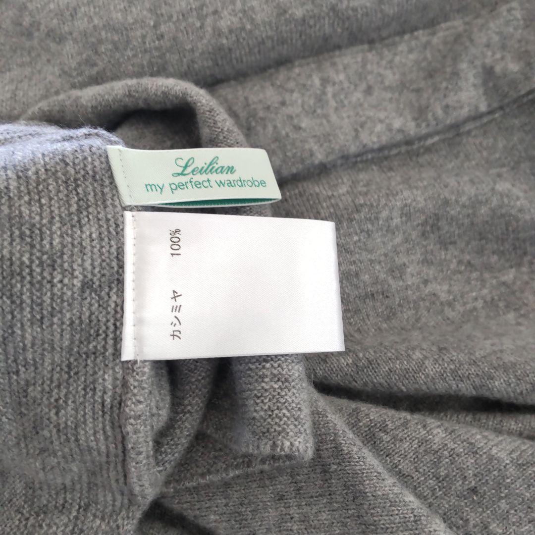 Leilian グレー ポンチョ・ケープ