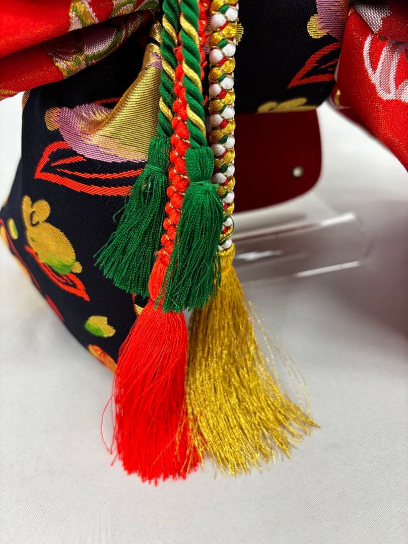 七五三　女の子　はこせこセットM　帯揚げ・しごき付き《子供497》#江戸小もーん