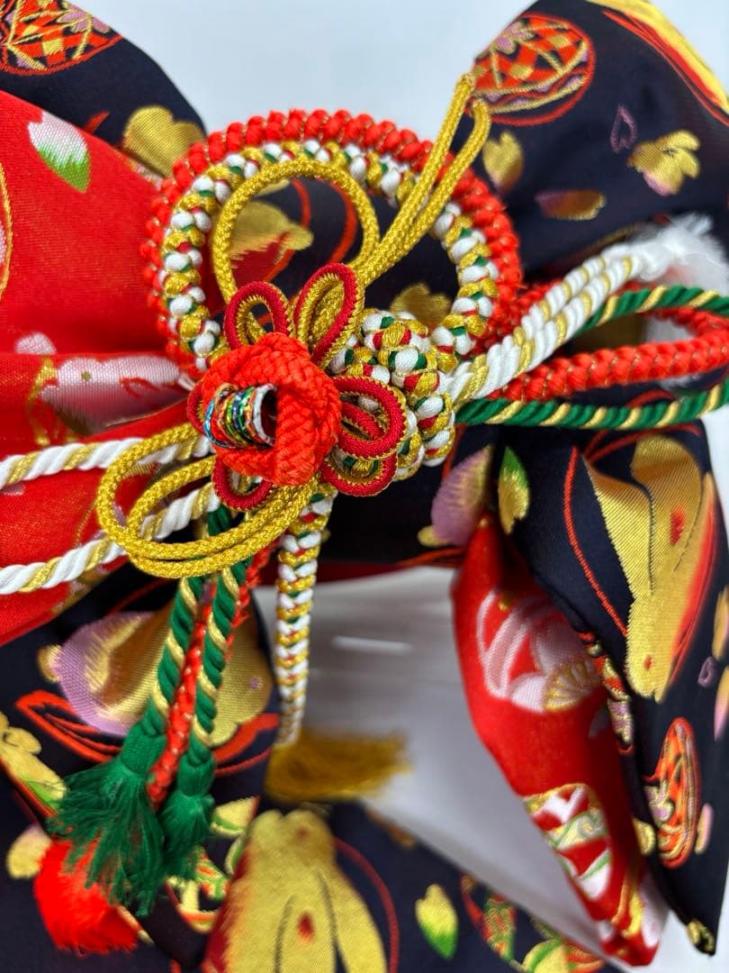 七五三　女の子　はこせこセットM　帯揚げ・しごき付き《子供497》#江戸小もーん