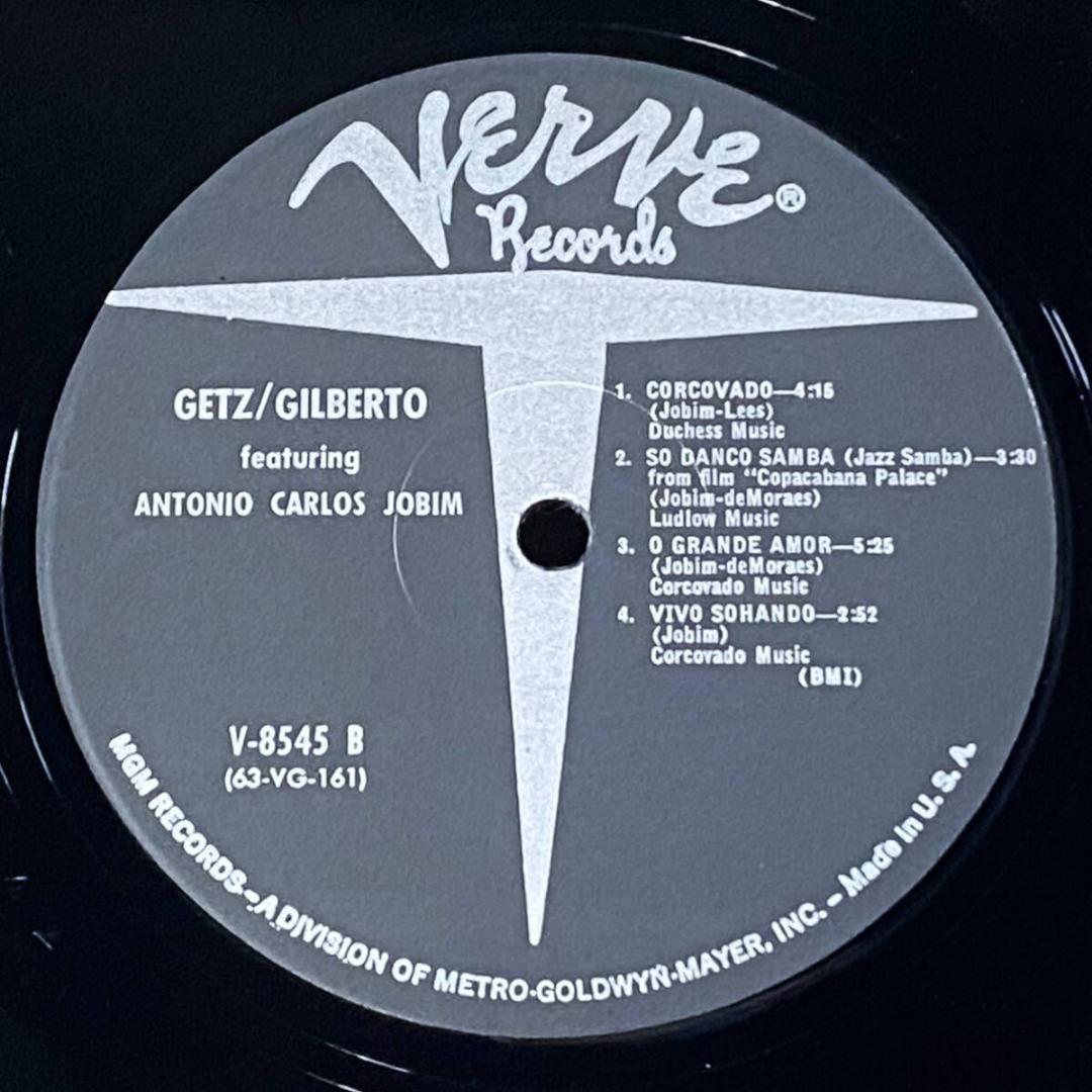 ★不動の名盤【USオリジナル／希少MONO／黒T字ラベル】ゲッツ & ジルベルト