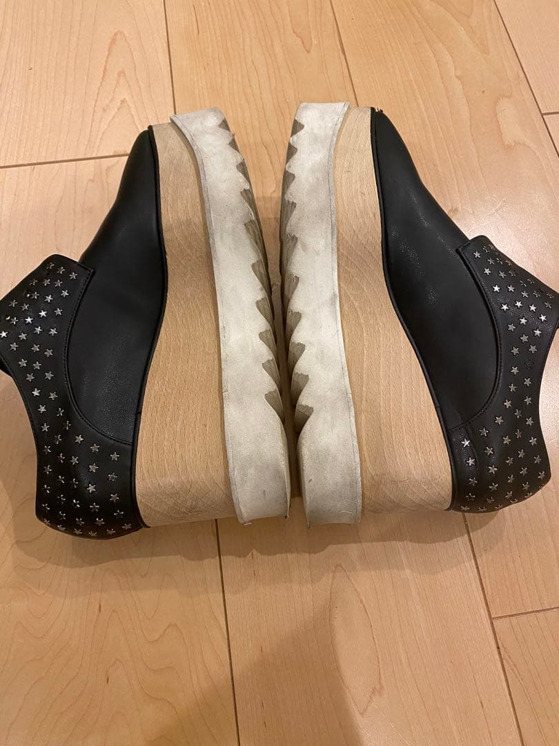 クリスマスセール⭐︎StellaMcCartney スタースタッズ付き厚底シューズ