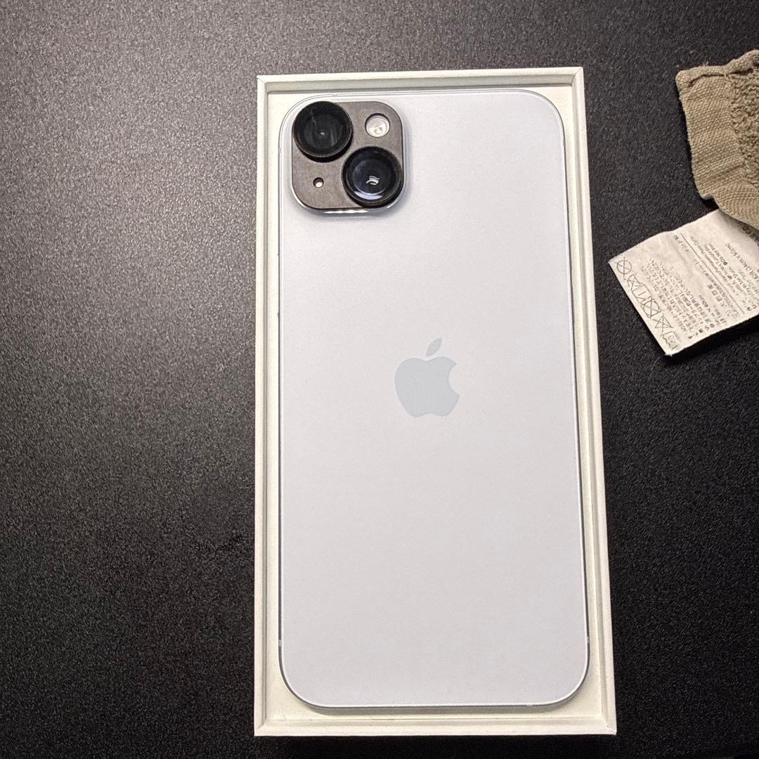 け*る様 【美品】iPhone15Plus 256GB ブルー