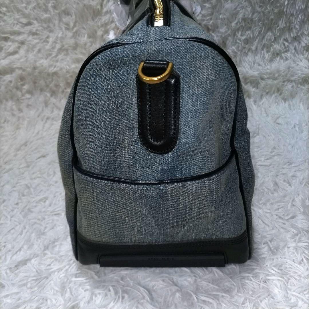 新品タグ付き　ディーゼル　ボストンバッグ　デニム　レザー　大容量　旅行