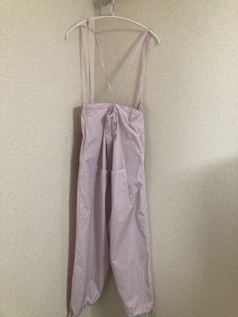 nest Robe 〝 It's ME 〟コットンストライプバルーンサロペット