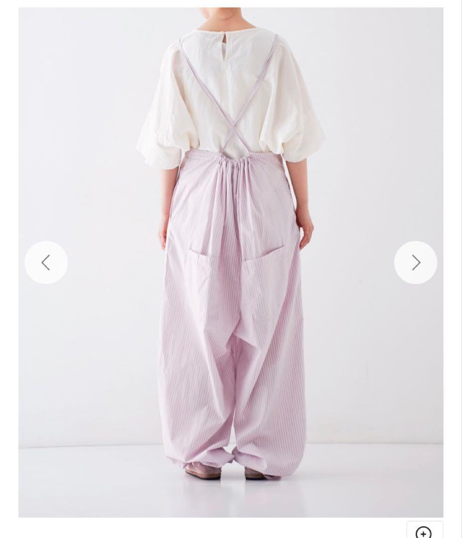 nest Robe 〝 It's ME 〟コットンストライプバルーンサロペット