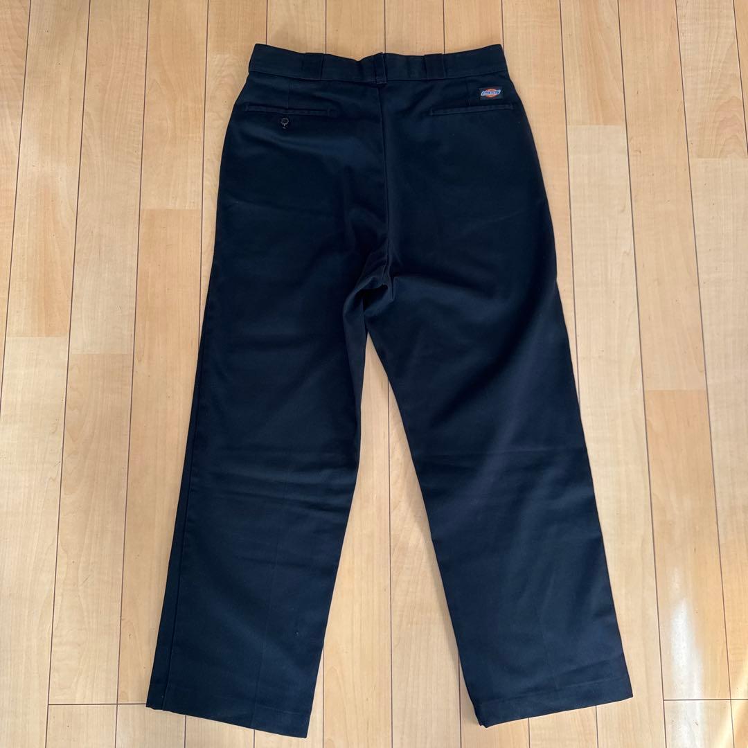 80s USA製 Dickies874 ブラック ワークパンツ