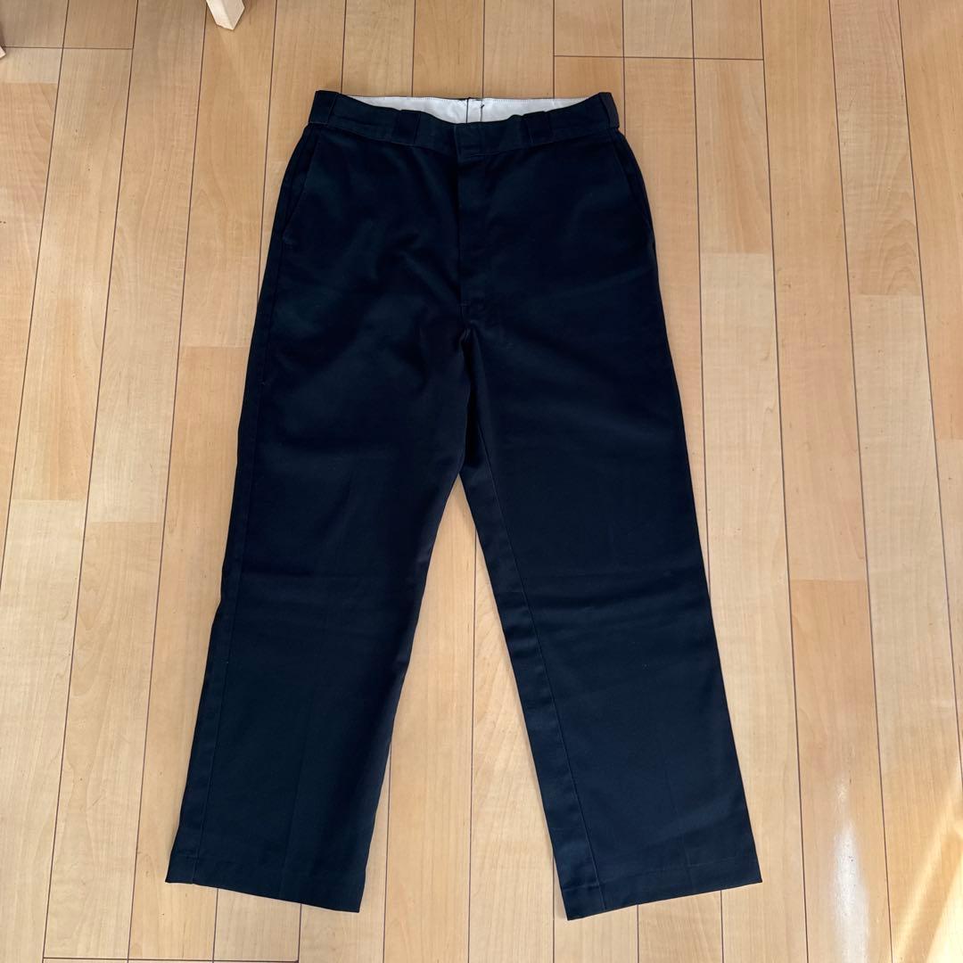 80s USA製 Dickies874 ブラック ワークパンツ