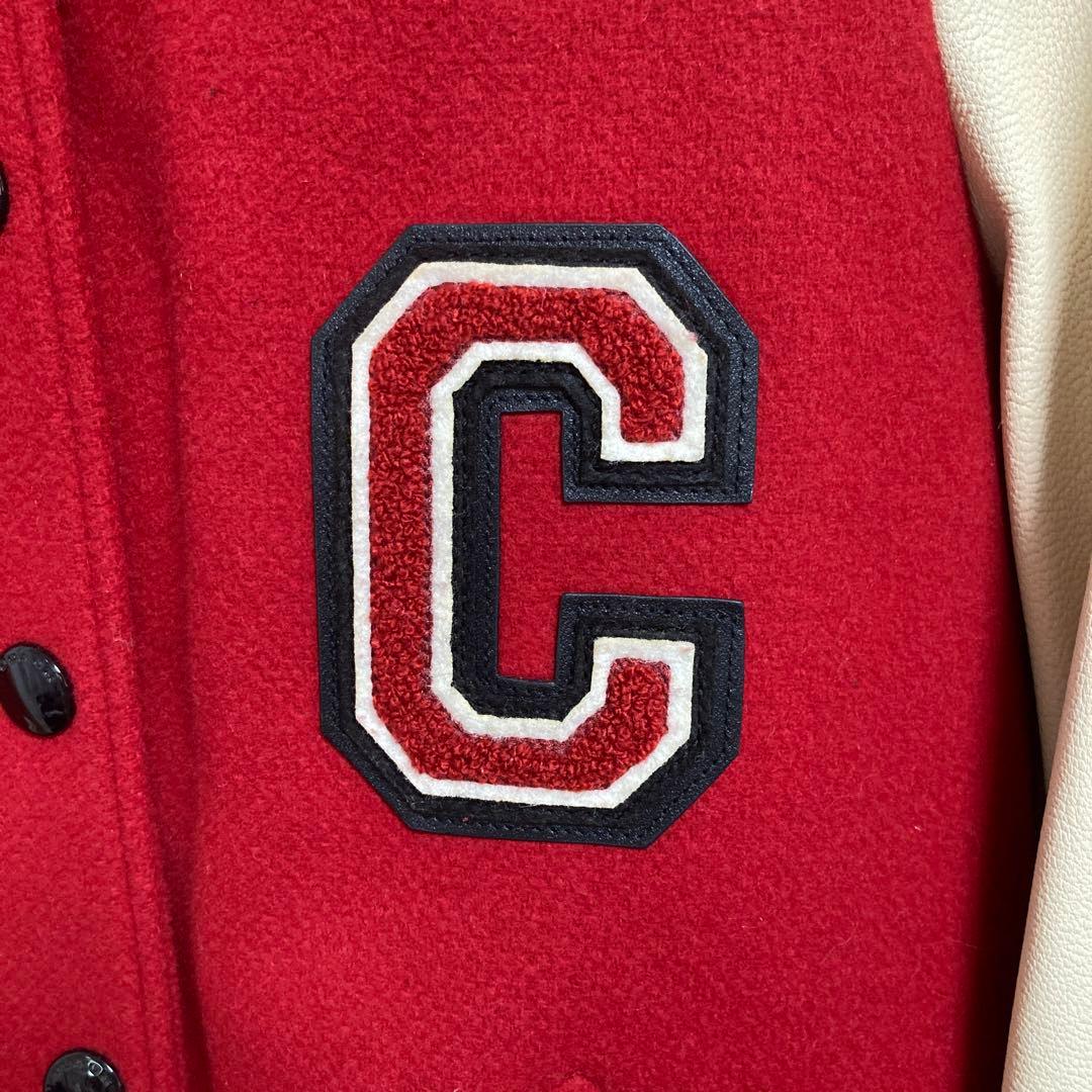 【美品】　coach コーチ　スタジャン　ブルゾン　レザー　ワッペン　ジャケット