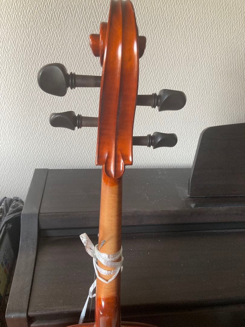 チェロ　ジャンク品　本体のみ(弓なし)ケースつき