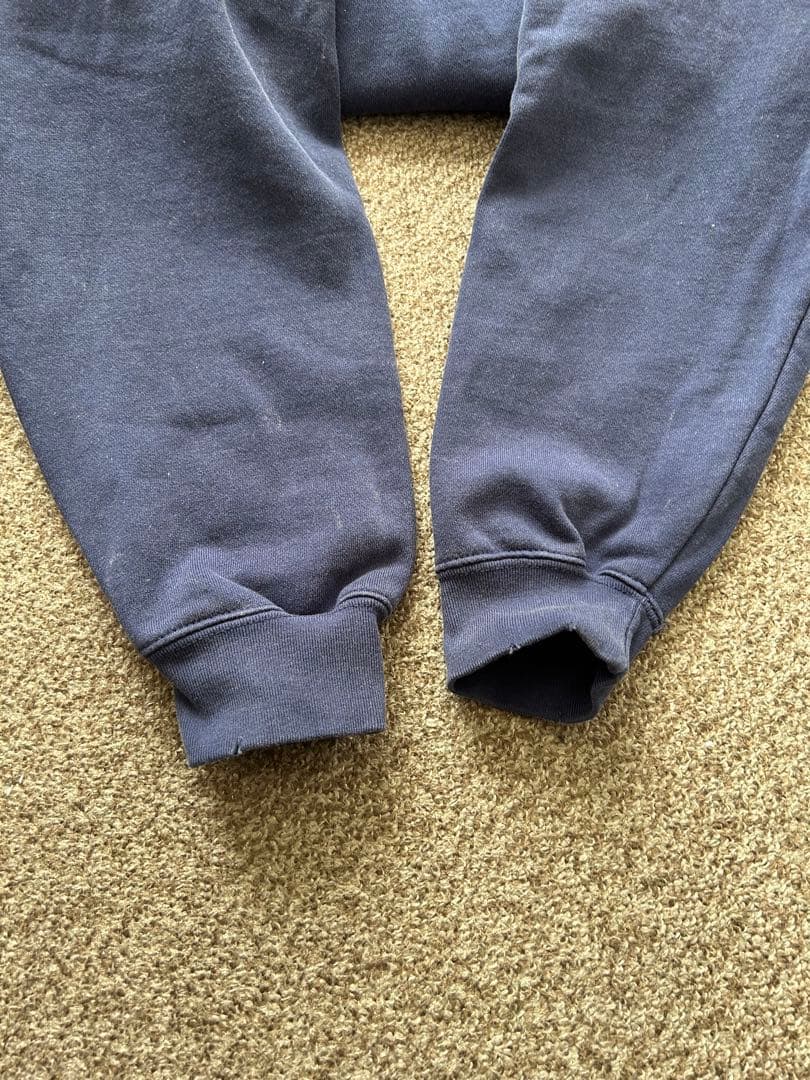 6（ROKU）　ダメージ スウェット フーディー　ネイビー　XLサイズ