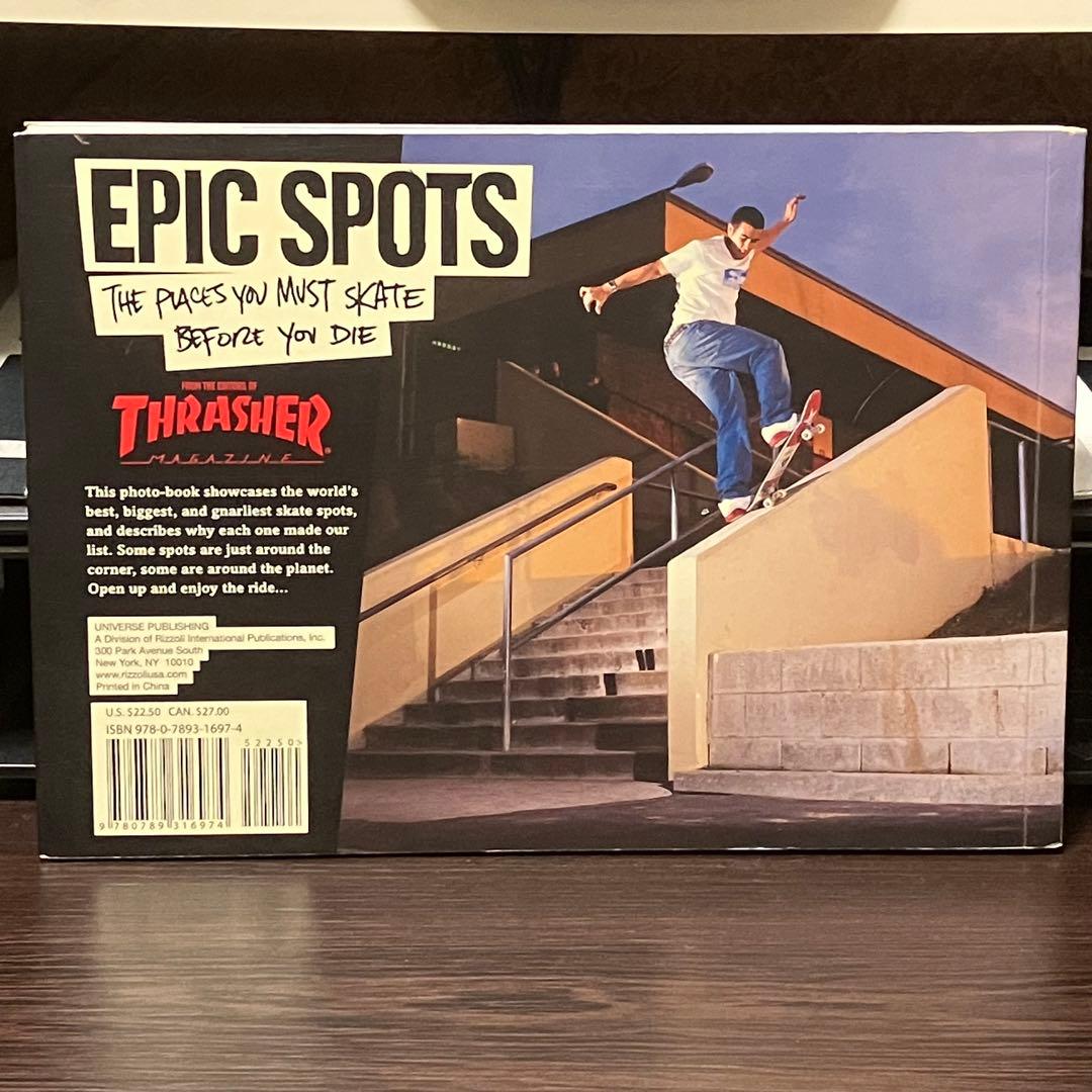 THRASHER Epic Spots 写真集 スラッシャー スケートボード