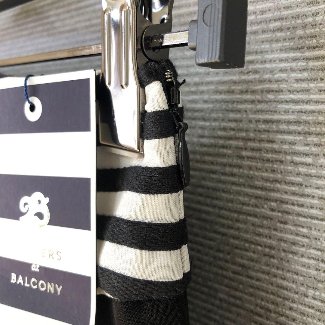 未使用品 BORDERS at BALCONY ハイウエストツイルパンツ 38