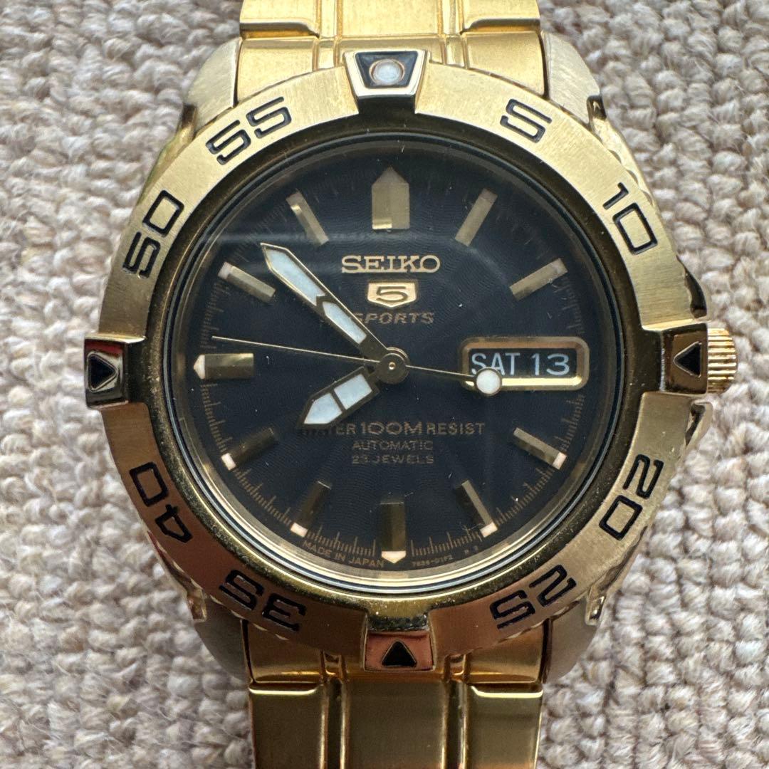 LIONS JP SEIKO 5 腕時計