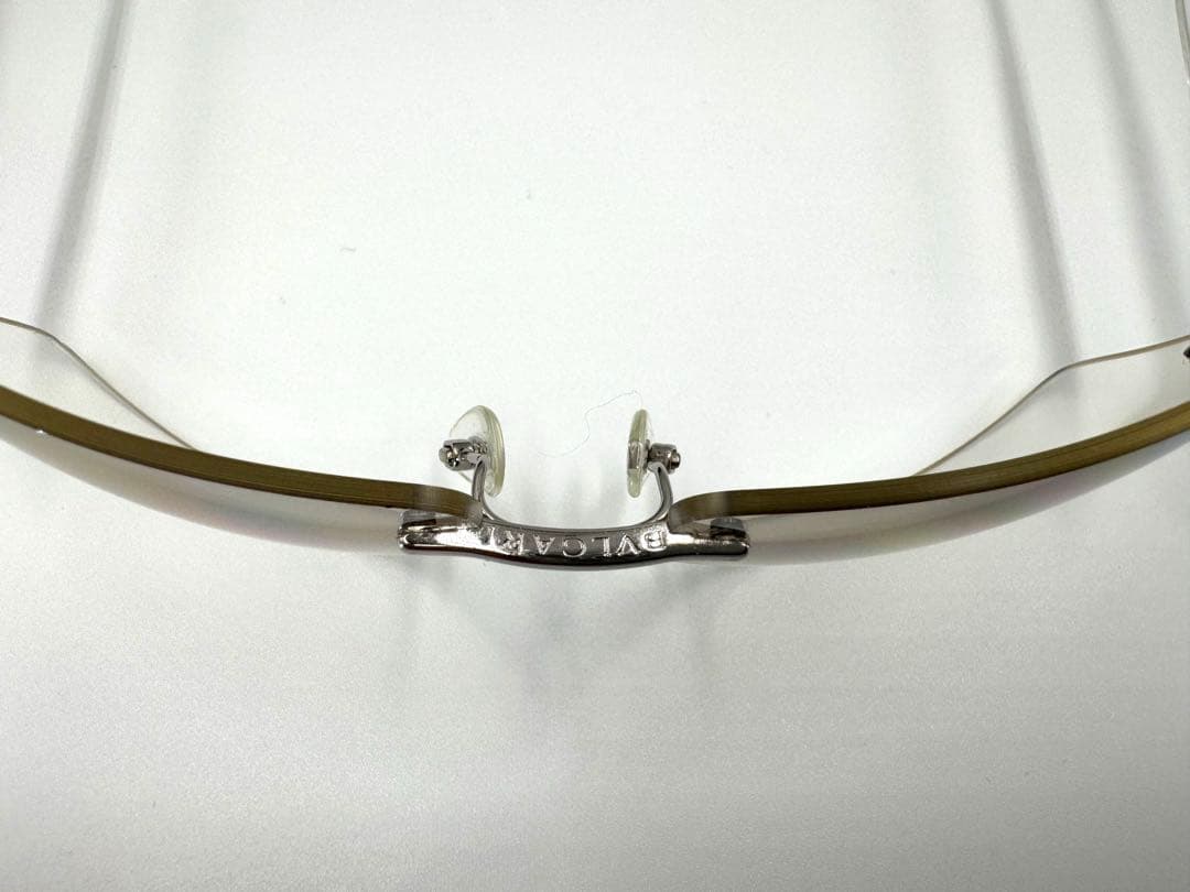 BVLGARI ブルガリ サングラス 624 シルバー 箱 クロシェット付き