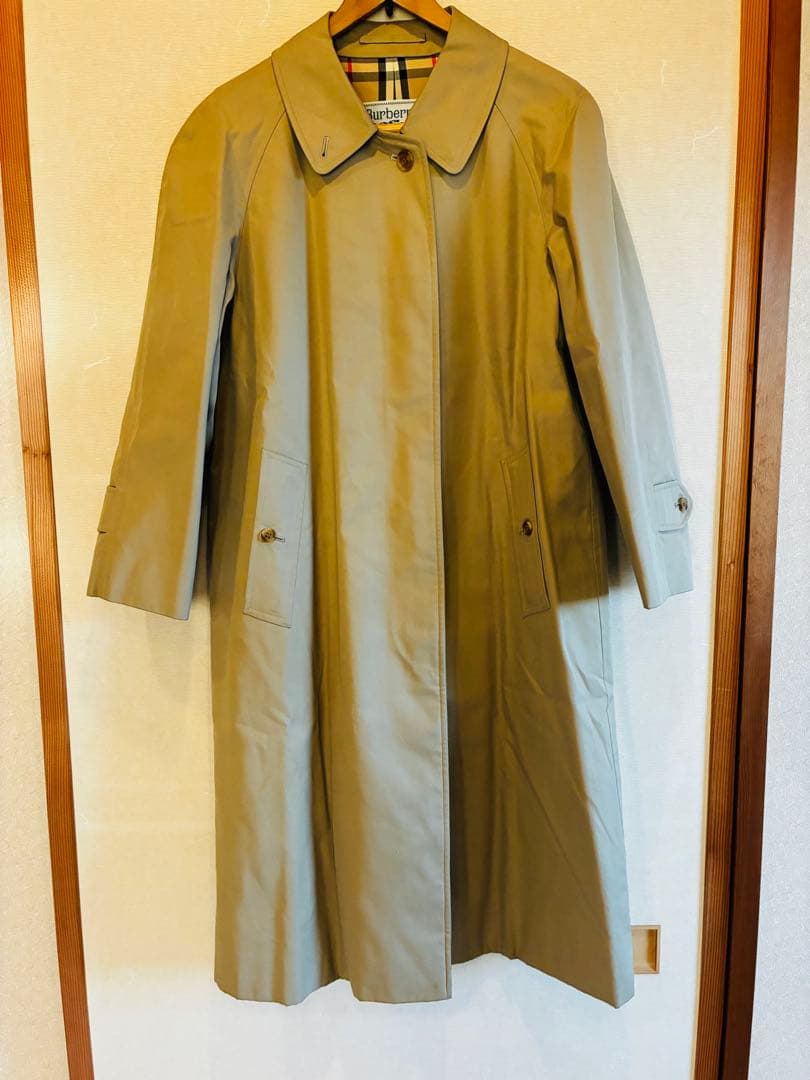 バーバリーズベージュ ダブルブレスト トレンチコート7AB2