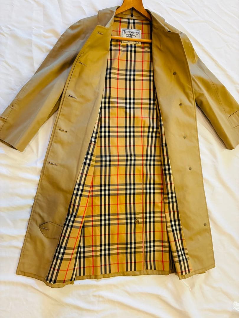 バーバリーズベージュ ダブルブレスト トレンチコート7AB2