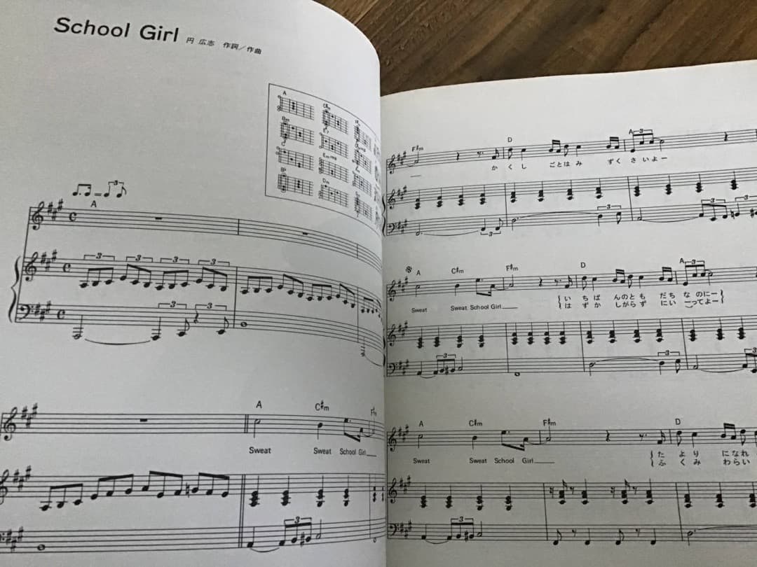 S/楽譜/円広志/イノセント/ファーストアルバム全曲集/ピアノ