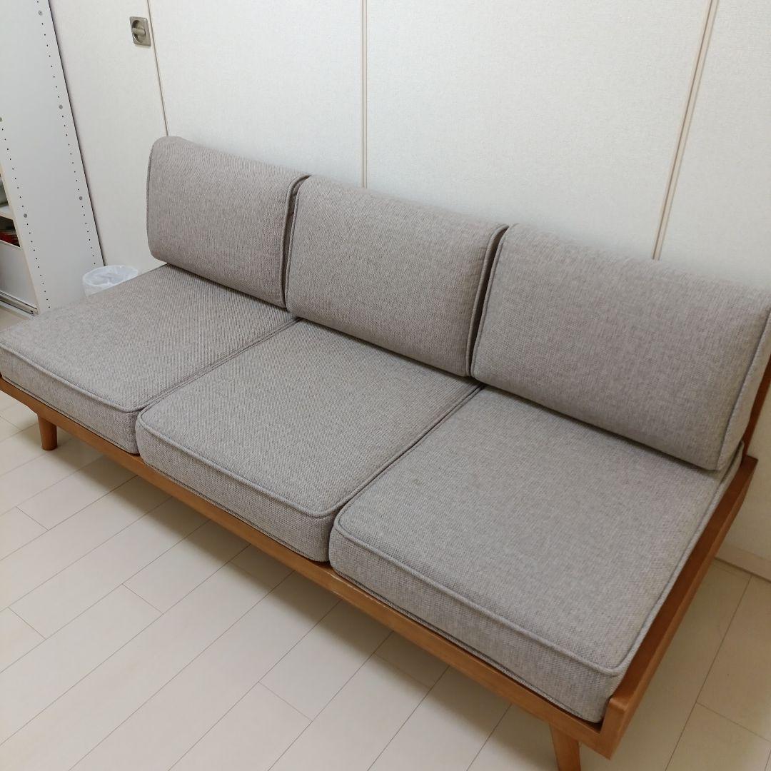 unico ALBERO(アルベロ)カバーリングソファ 3シーター 送料込み！