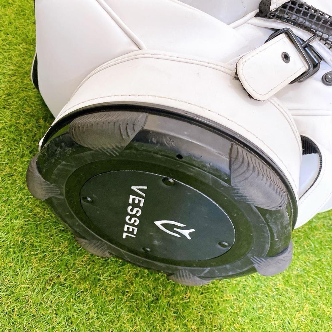 高級 VESSEL PRIME ベゼル キャディバッグ 3点式 カート 9型