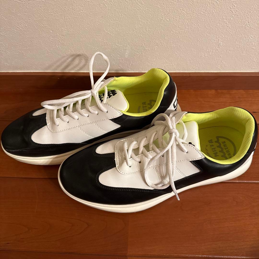 Y*a様 MUTA MARINE スニーカー ホワイト/ブラック/ライム　ゴルフ