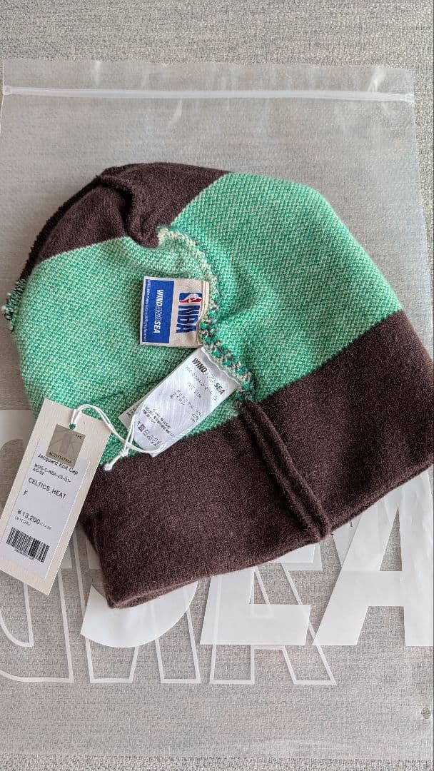 SALE！【新品・未使用】NBA × WIND AND SEA ビーニーニット帽