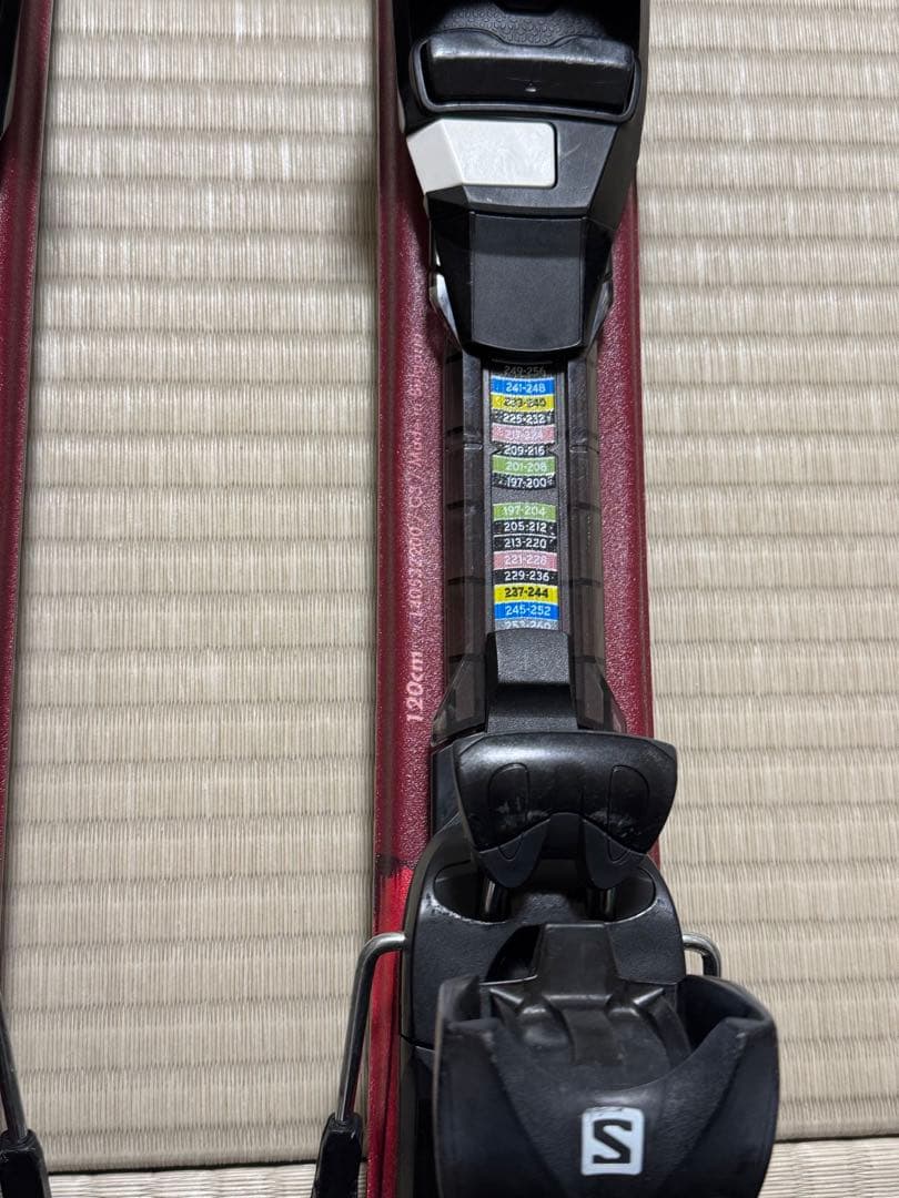 スキー板120cm ブーツ21cm 子供用セット SALOMON QSTサロモン