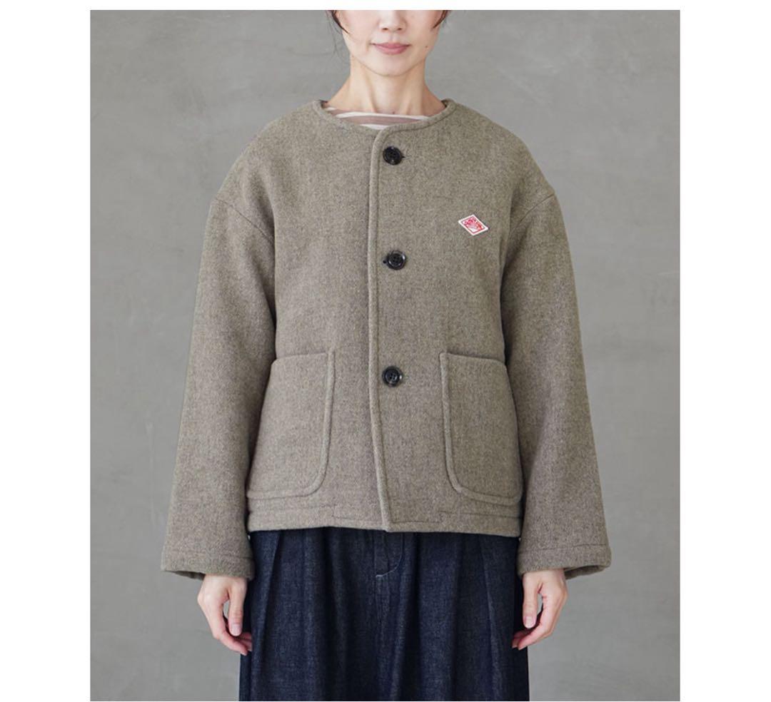 DANTON(ダントン) ウールライトパイルノーカラージャケット