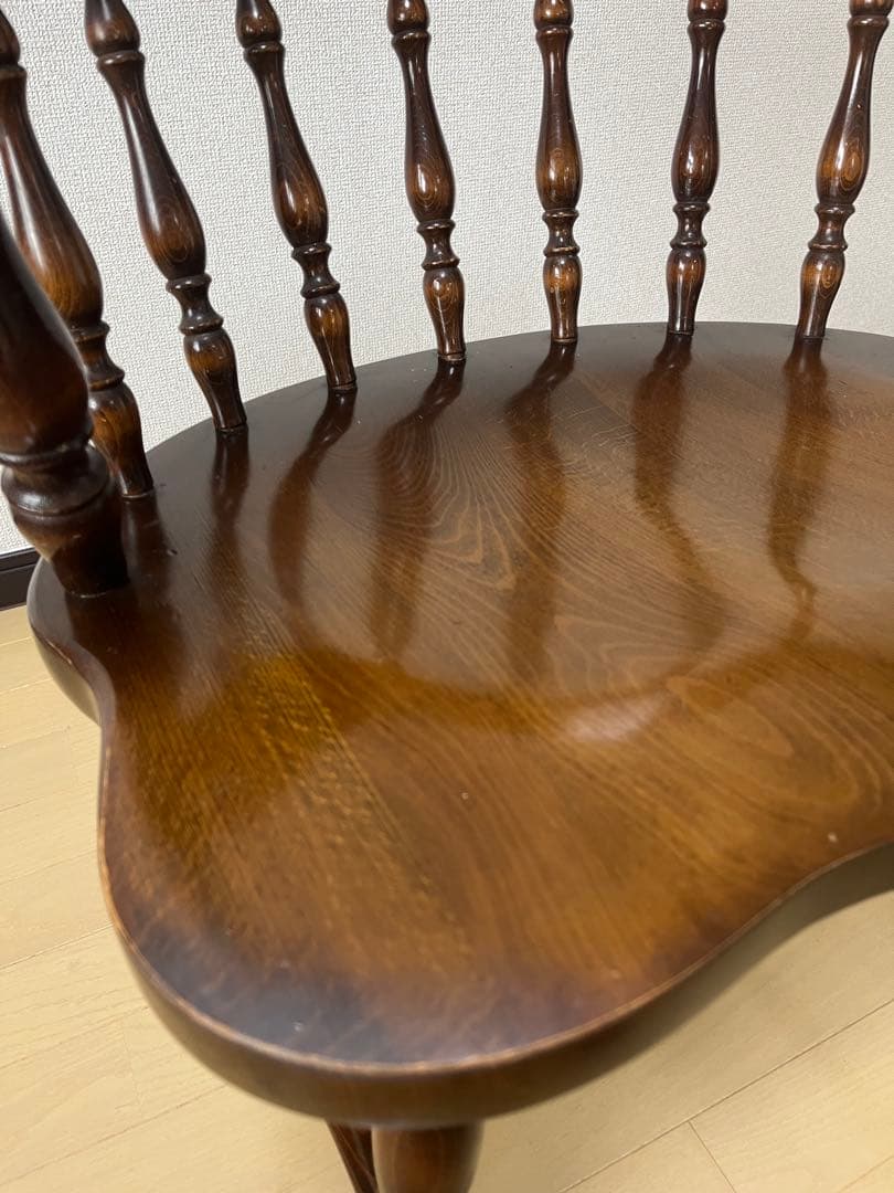 Barry社長　飛騨産業　キツツキ　木製　アームチェア　USED ③