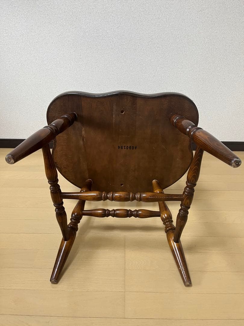 Barry社長　飛騨産業　キツツキ　木製　アームチェア　USED ③