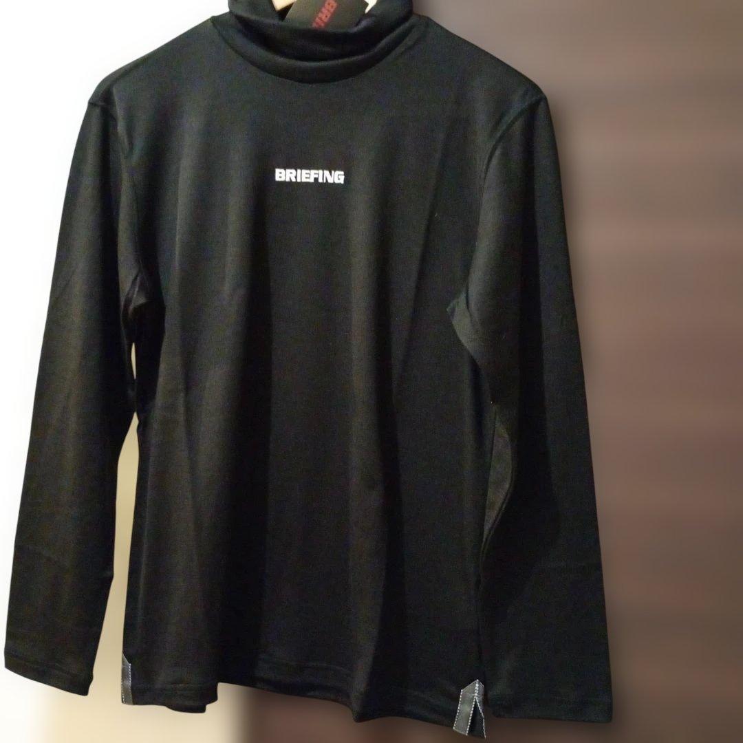 本日限定！ブリーフィングゴルフウールタートルハイネック ブラックサイズL