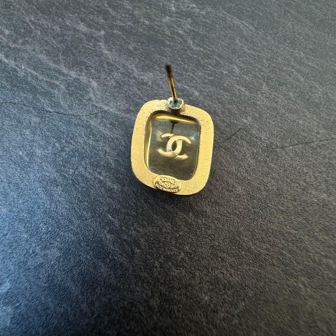 CHANEL シャネル ココ クリア ピアス 片耳 01P