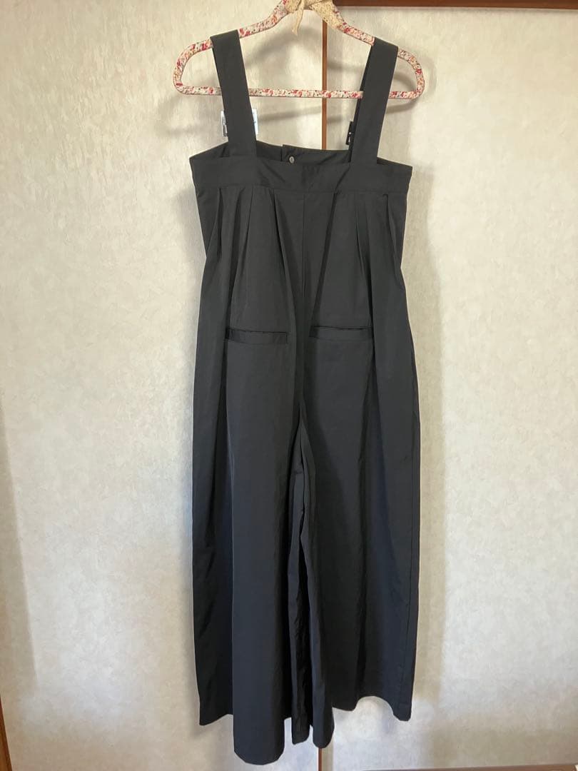 UN3D.アンスリード／ビックパンツオールインワン　ブラック