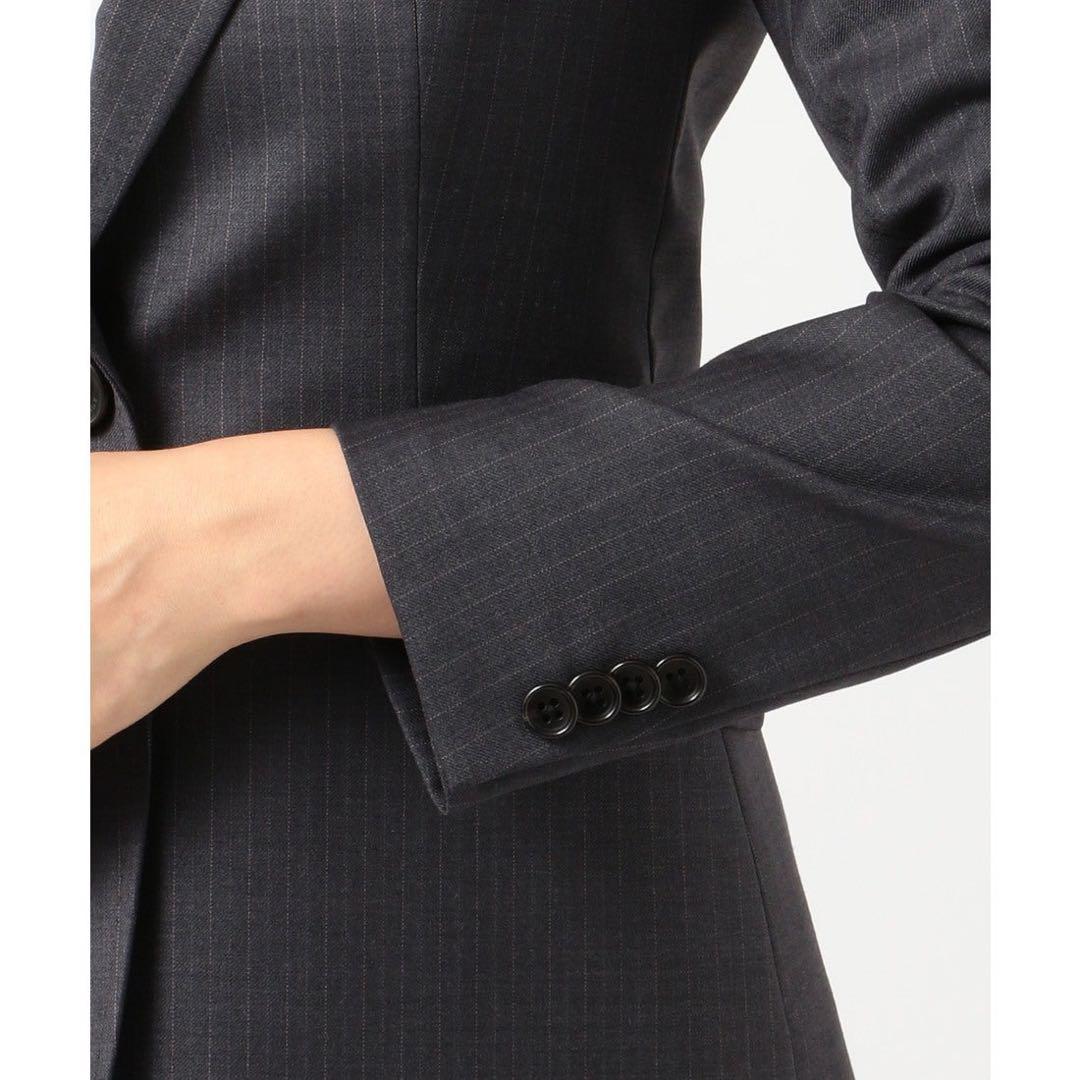 極美品 大きいサイズ 組曲 L T/Wスーティング テーラードジャケット【7L】