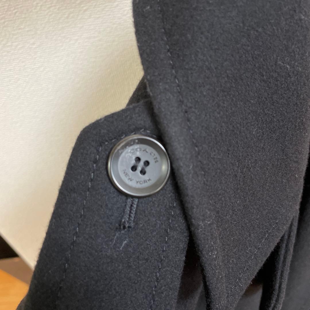 COACH コーチ ウール ピーコート ブラック