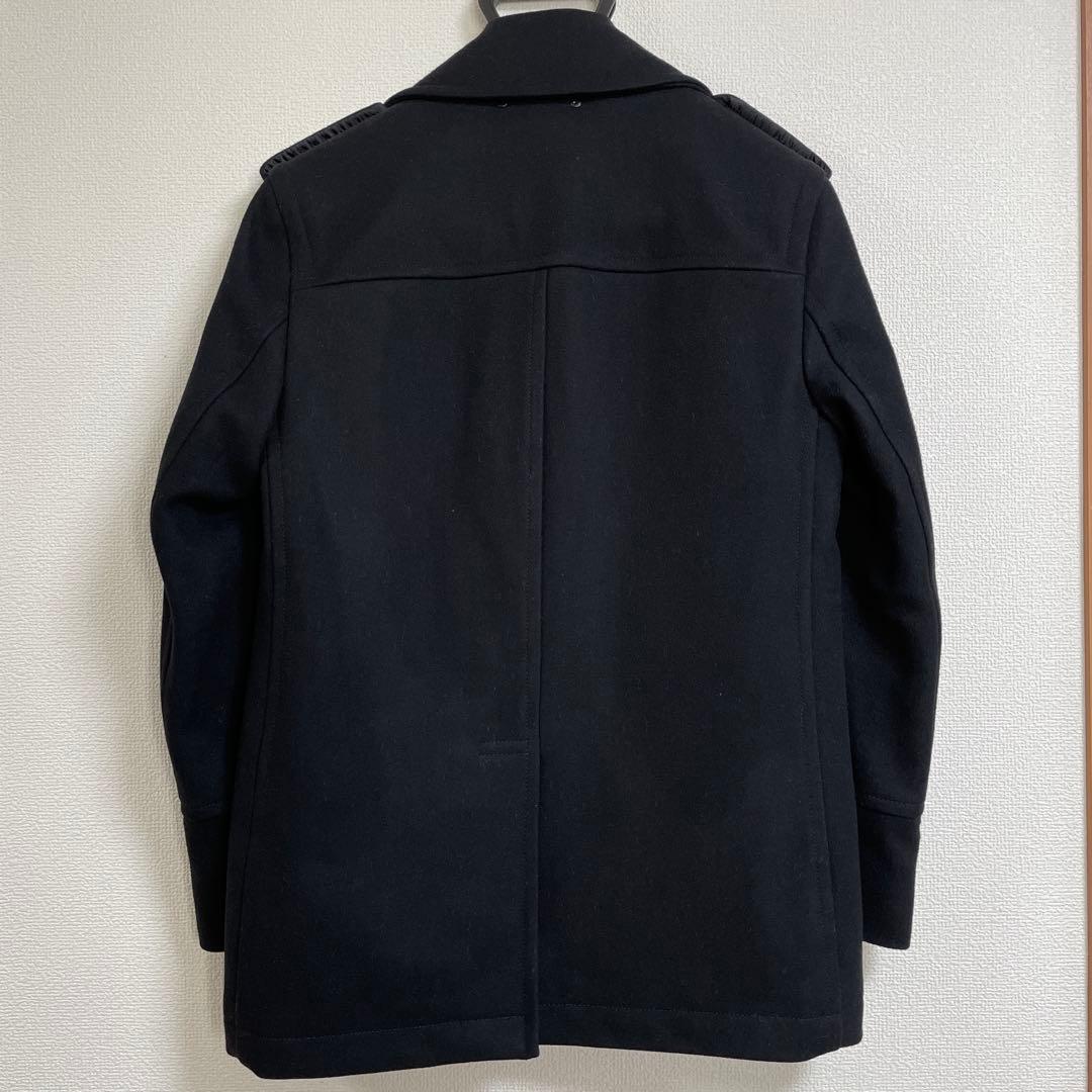 COACH コーチ ウール ピーコート ブラック