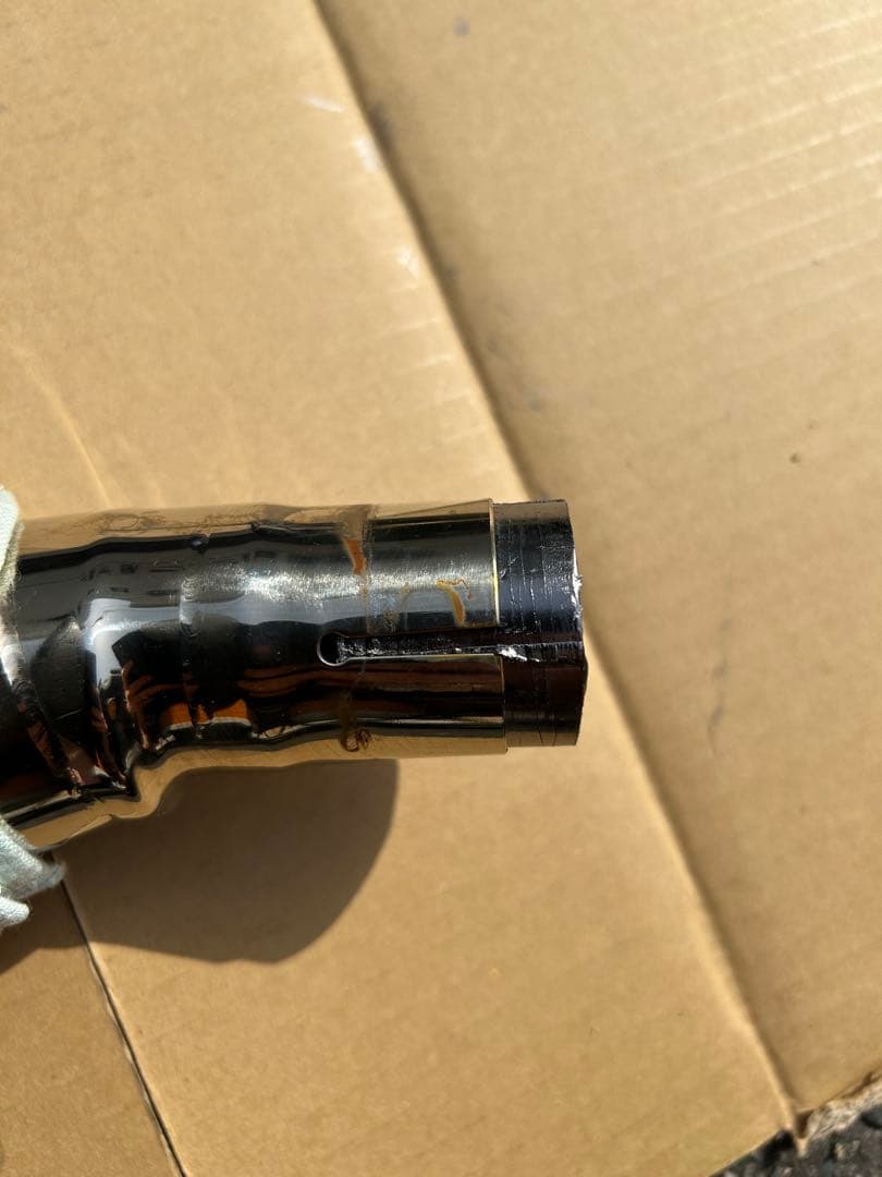 wr's カーボンファイバー マフラー本体(ヒートガード付き)