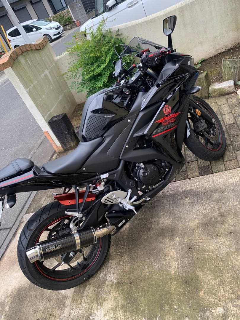 wr's カーボンファイバー マフラー本体(ヒートガード付き)